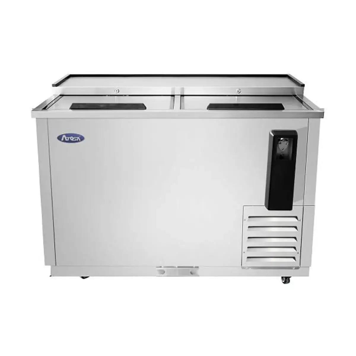 New | in-Stock Atosa New Atosa MBC50GR 50'' Bottle Cooler - Stainless Steel Bottle Coolers Illinois US | Falcon Restaurant Supply #1375321