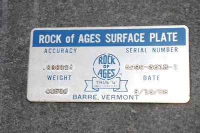 Rock Of Ages 60" x 48" Granite Table on Stand