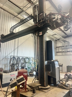 USED LINCOLN ELECTRIC SUB ARC MANIPULATOR SYSTEM W/ PANDJIRIS S-160 & LINCOLN ELECTRIC 1000 SD POWERWAVE POWER SOURCE