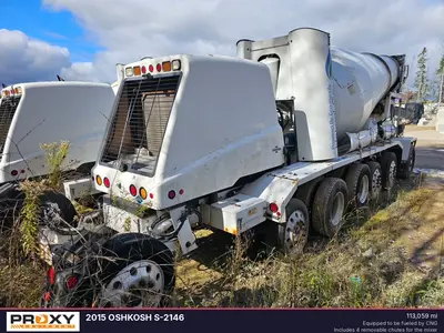 Used 2015 OSHKOSH S-2146 Concrete Mixer Trucks Michigan US | Proxy Equipment #1380160