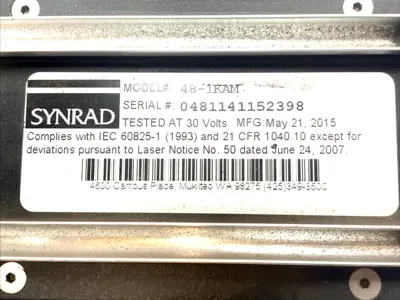USED SYNRAD SYNRAD 48-1KAM