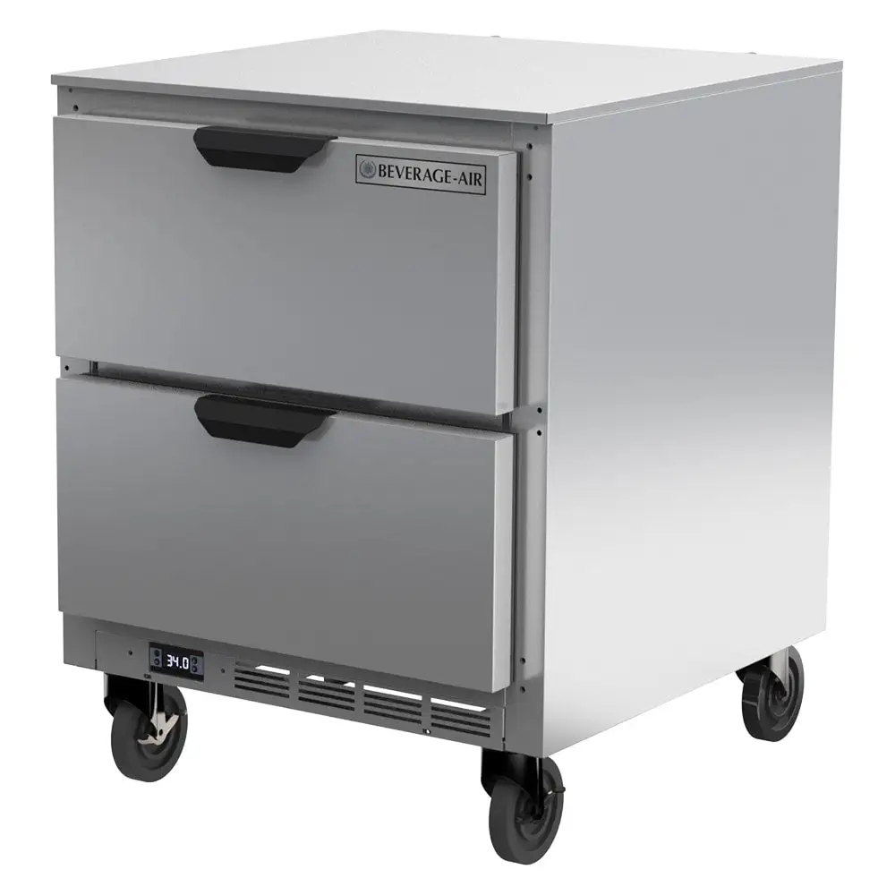 Beverage-Air UCRD27AHC-2 27" W Undercounter Refrigerator W/ (1) Section & (2) Drawer, 115v
