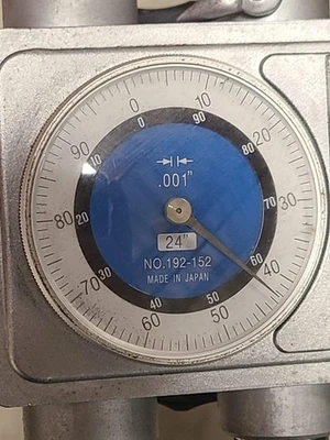 Mitutoyo 192-152 Dial Height Gage, 0-24" Range, .001" Graduation