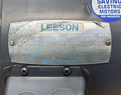 New | in-Stock LEESON 110669.00 Motors (misc) Indiana US | J&J Industrial Supply #1548343