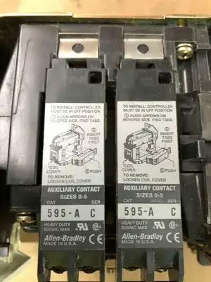 Allen-Bradley 509-DOD-A2C NEMA Size 0 Non-Reversing Starter 18A 600V 1/2/3HP