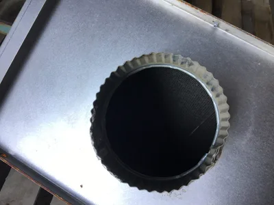 Air box one,4″ high flow charcoal filter 400 CFM Stealth addition