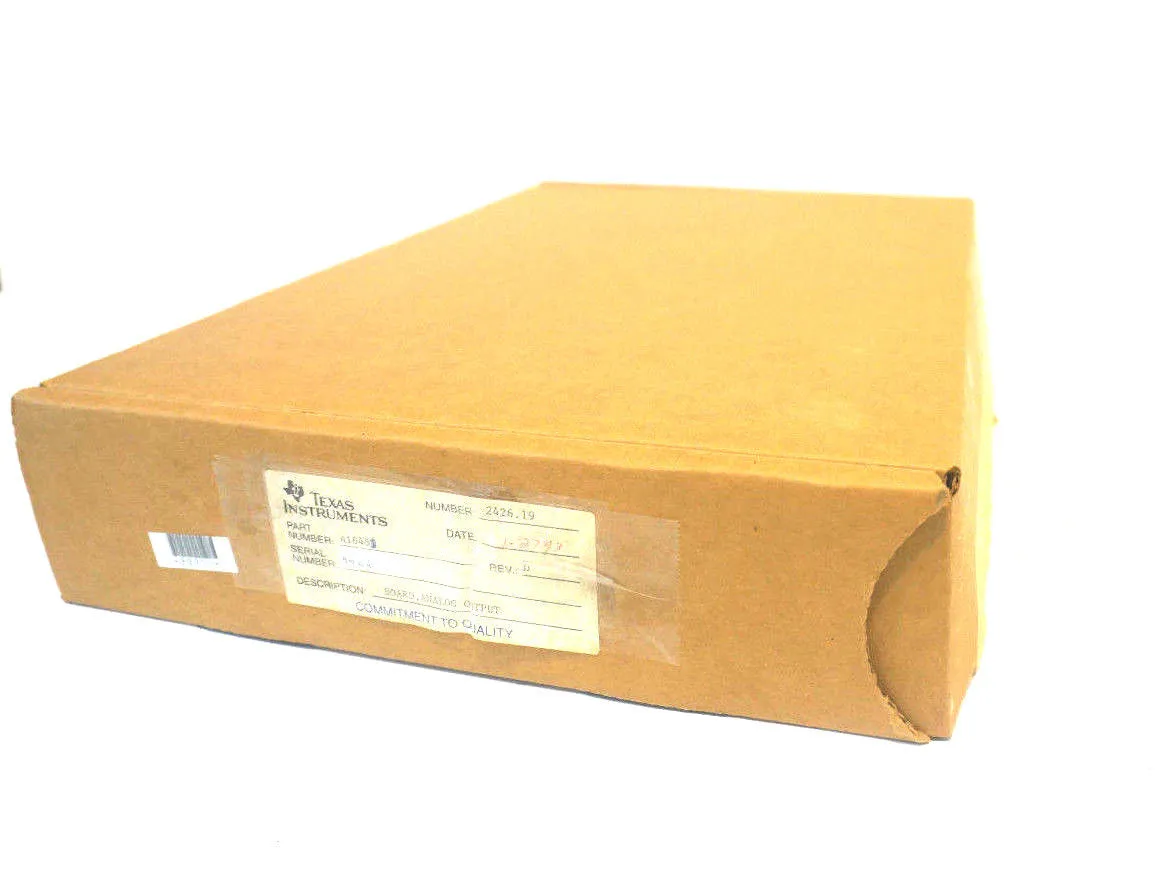 NEW TEXAS INSTRUMENTS A16451 ANALOG OUTPUT BOARD REV. D