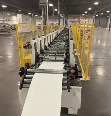 Metal Building Flashing and Trim Roll Forming Machine Arizona