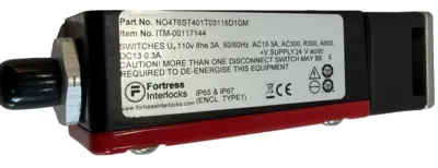NEW FORTRESS NO4T6ST401T03116D1GM SAFETY INTERLOCK SWITCH