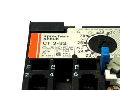 Thermal Overload Relay | Sprecher+Schuh CT3-32  3-Pole 23-32A - Used