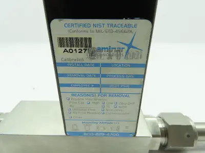 UNIT UTM-3020 Mass Flow Calibration Meter Gas N2 50 SLM 500 PSI