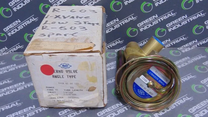 Alco Controls Thermo Valve ZZIR 62 OG 125 XC7260G125-2B New
