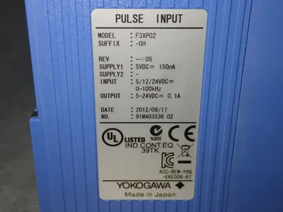 New | in-Stock 2012 YOKOGAWA F3XP02 Input / Output Modules Ohio US | HGR 24 #751756