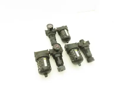 Master Pneumatic R100-4 FD100-4 Regulator Filter Assembly 125 psi 1/2" Lot of 3