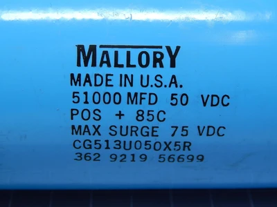 Used MALLORY _UNKNOWN_ Capacitors | OCO Industrial #1614588