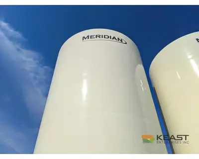 Used MERIDIAN 1425 STANDARD - 3462 BUSHELS Hopper Bottom Silos Iowa US | Keast Enterprises #1360507