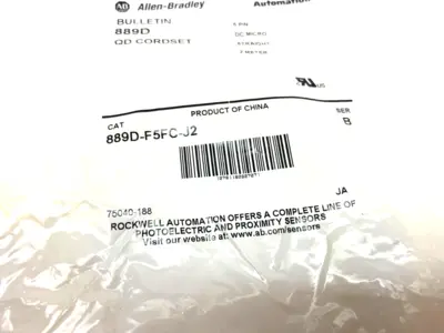 NEW ALLEN-BRADLEY SER. B STRAIGHT QD/DC MICRO CORDSET 5-PIN 2M
