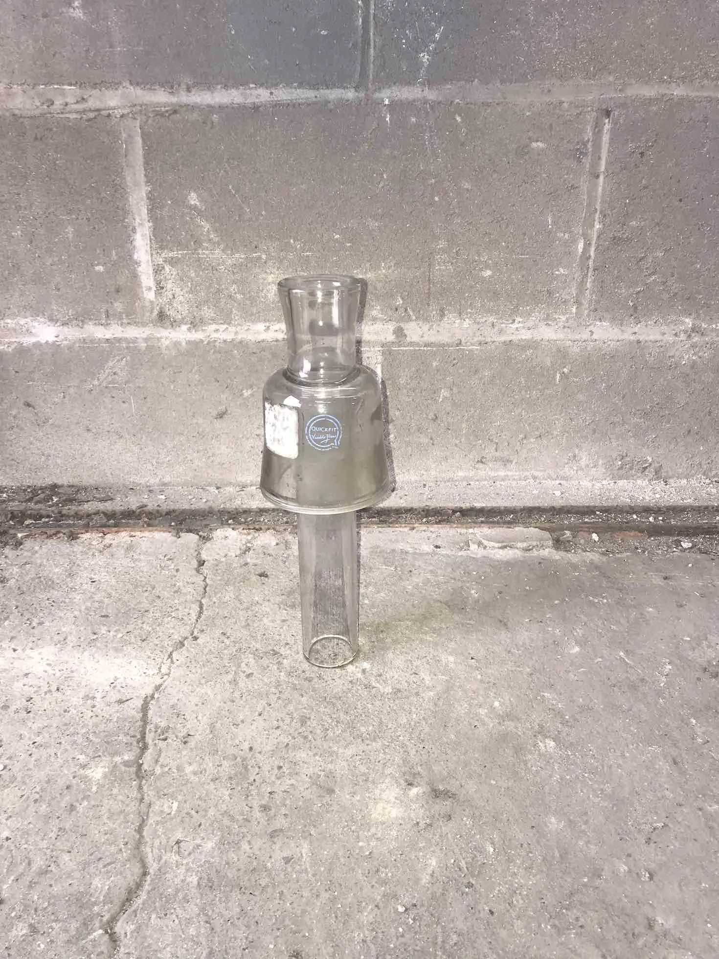 80mm Dia, QVF Dip pipe adaptor DP3/1.5