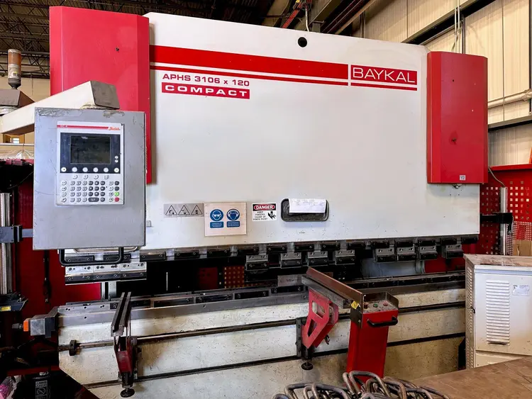 Used 2009 BAYKAL APHS COMPACT 3106 X 120 Press Brakes Illinois US | Machine Factory Outlet #1263356