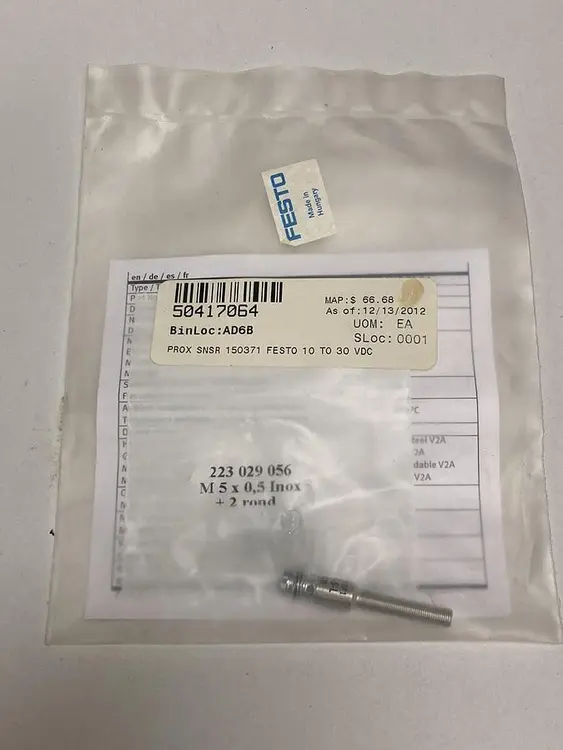 Used FESTO SIEN-M5B-PS-S-L Sensors | Surplus Asset Holdings #1206568