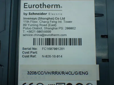 Used EUROTHERM 3208/CC/VH/RRX/R/4CL/G/ENG Temperature Controls Ohio US | HGR 24 #802952