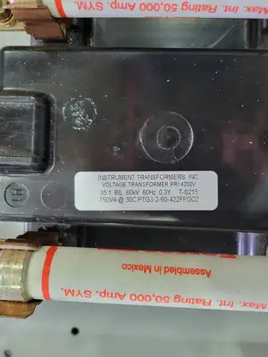 USED INSTRUMENT TRANSFORMERS, INC. PTG3-2-60-422FFGC2