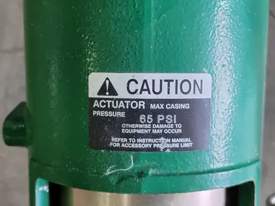 Control Valve Actuator w/ 3600 Series Valve Positioner