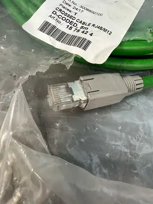 Ifm 1575424 Crossed Cable RJ45/M12 D-Coded 5m E18422 NEW (5.3.5)