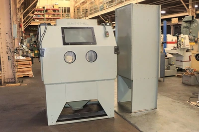Used 1996 Blast-It-All 4836-7DC, 1996, SUCTION TYPE, DUST COLLECTOR Blast Room (Manual Booth) New Jersey US | Machinery Values #1334101