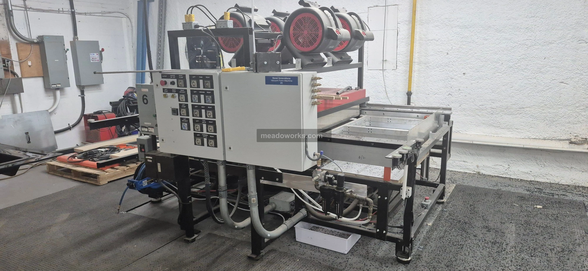Used Saver Innovations Double End Shuttle Thermoforming Machines CA | Meadoworks #1514557