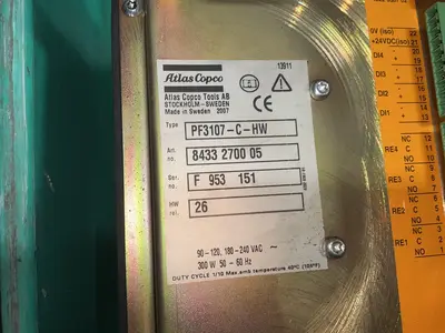 Used ATLAS COPCO P3107CHW Tooling & Accessories (Other) Ohio US | HGR 24 #1446079