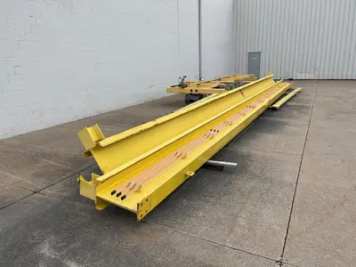 USED SIEVERT CRANE & HOIST 5-TON FREESTANDING OVERHEAD (TOP RUNNING) CRANE
