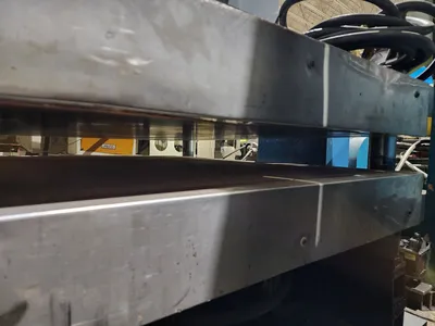 75 Ton Up Acting Heated Platen 4 Post Hydraulic Press