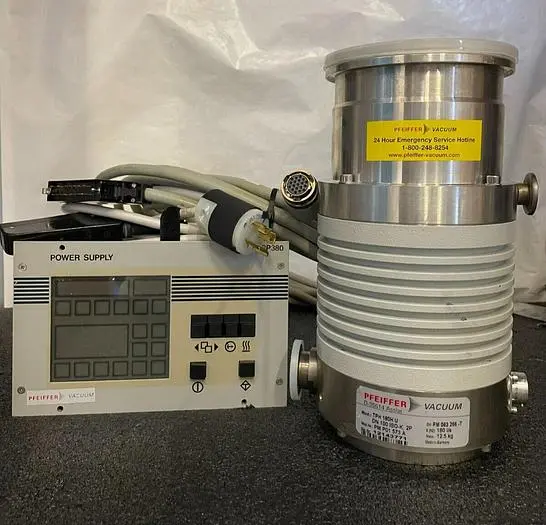 Pfeiffer Balzers TPH 180H U Turbo Molecular Pump With TCP 380 controller & Cable