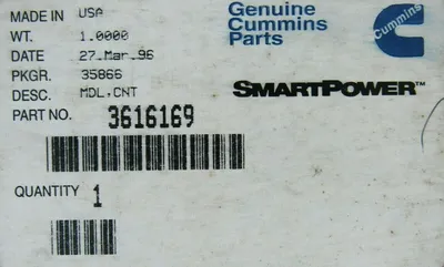 NEW CUMMINS 3616169 CONTROL MODULE