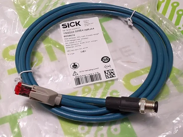 SICK YM2D24-020EA1MRJA4 NETWORK CABLE 6034414 - NEW