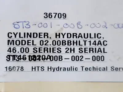Used PARKER 02.00BBHLT14AC46.00 Parts (Hydraulics and Pneumatics) British Columbia CA | Lenmark #264914