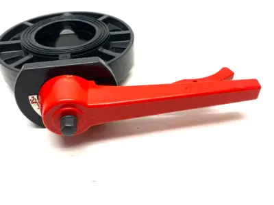 100-4 | Manual PVC-U Butterfly Valve 4", Wafer Style - New – Open Box