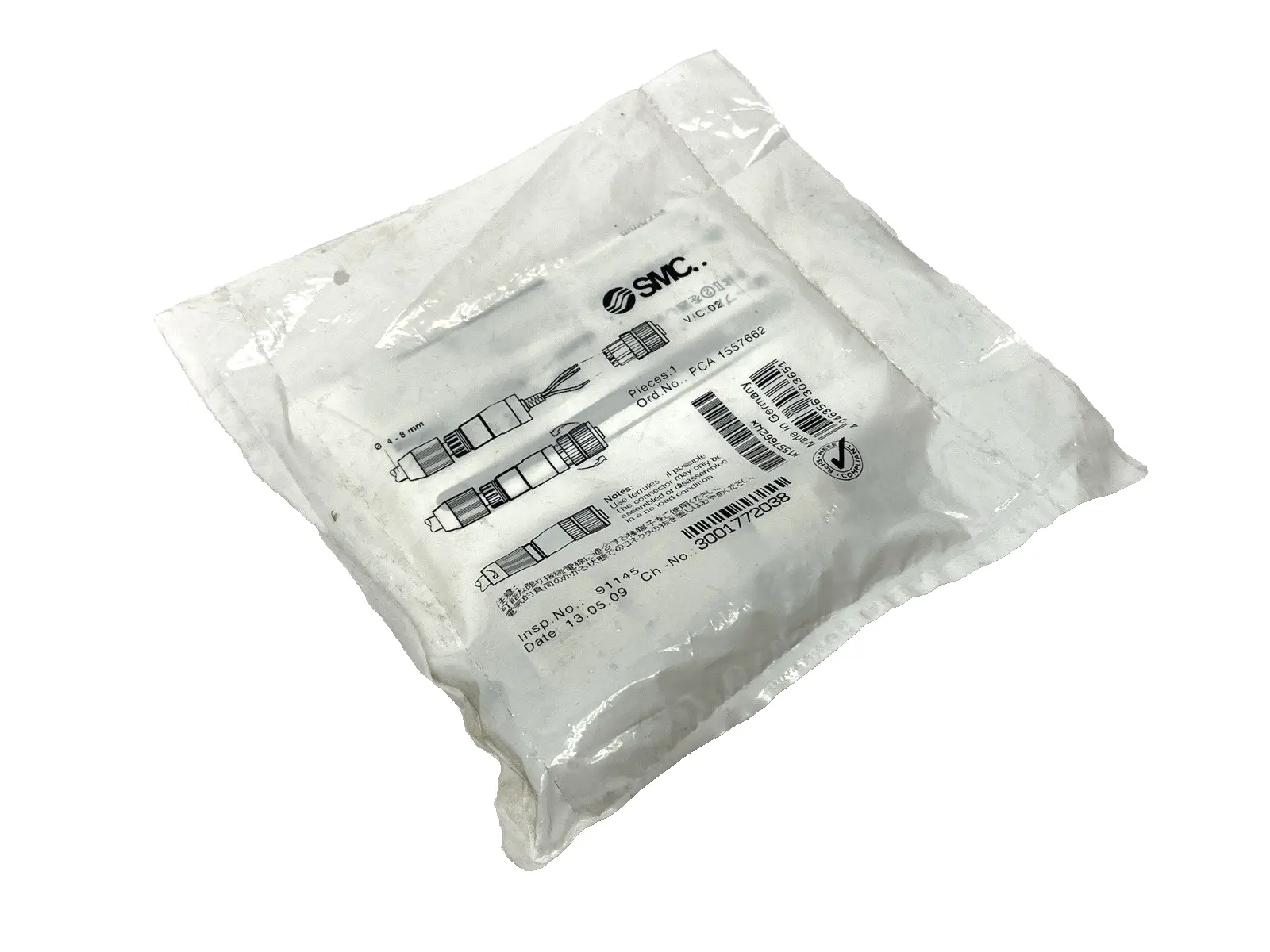 New | in-Stock SMC Field-Wireable Communication Cable Connector EX600 Bus Bars & Plugs Michigan US | Maverick Industrial Sales #1398500