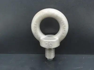 SWL 1.5T M30 x 3.5 Metric Shoulder Eye Bolt 45mm Shank NC-04  Lot of 3