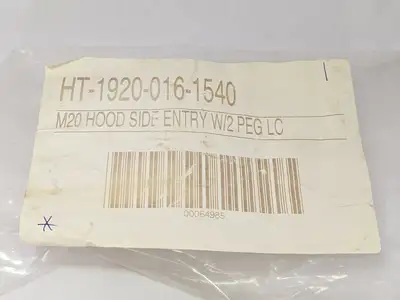 USED HARTING M20 HOOD SIDE ENTRY 2 PEG LC