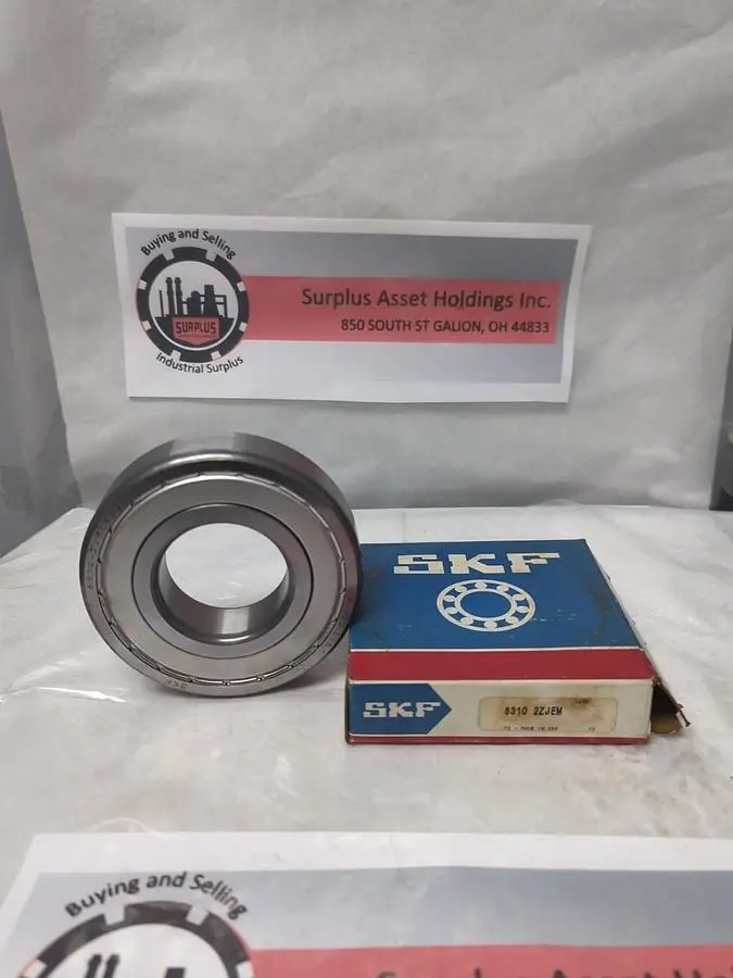 New | in-Stock SKF 6310-2ZJEM Bearings | Surplus Asset Holdings #1195163