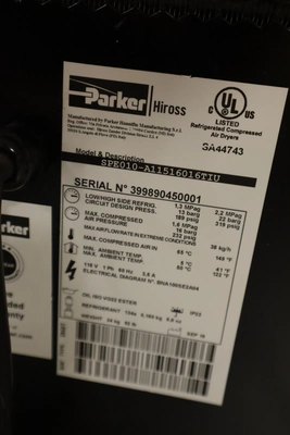Used PARKER STARLETTE PLUS E SPS010 Air Dryers Minnesota US | Machinesused.com #1568008