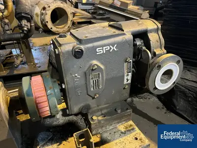 USED Waukesha 4" Waukesha Rotary Lobe Pump, S/S, 7.5 HP, Model 5050