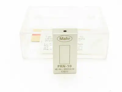 Mahr 6820420 PRN-10 Surface Roughness Standard Chrome Plated Gage Block
