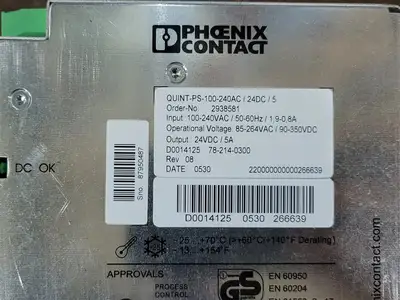 NEW PHOENIX AUTOMATION QUINT-PS-100-240AC / 24DC / 5