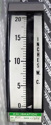 Yokogawa YE/180183HEAA Indicator 0 - 20 Inches W.C. EIL/094493CM/040813 Used