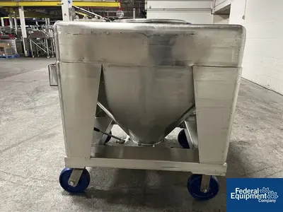 USED TOTE Systems 48" x 42" x 10"  Tote Systems Stainless Steel Transfer Bins