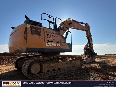 Used 2019 CASE CX160D Crawler Excavators Pennsylvania US | Proxy Equipment #1377913