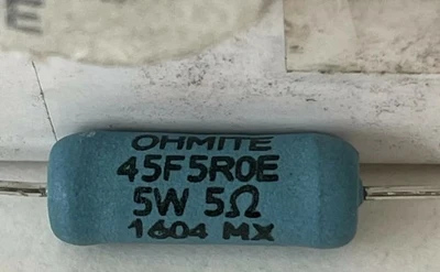 NEW Ohmite 45F5R0E